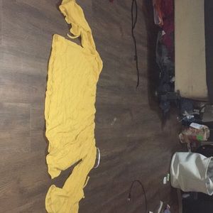 A mustard yellow top from forever 21